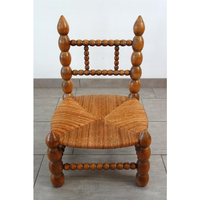 Vintage French Side Chair by Charles Dudouyt For Sale - Image 13 of 17