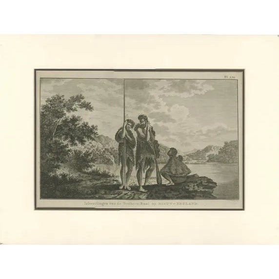 Cook, Illustration of a Maori Family, 1803, Print For Sale