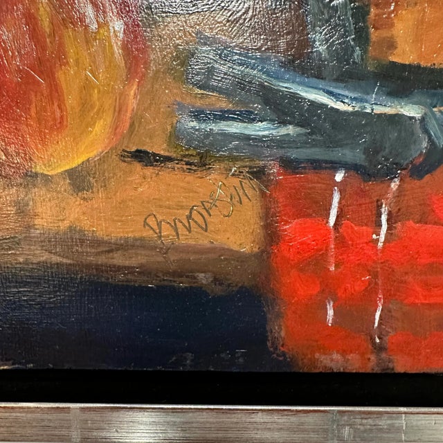 "Studio Still Life #3" by Edwin Bronstein is a framed oil painting on panel. Edwin Bronstein evince both beauty and...