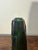 Late 20th Century Vintage Coastal Hand Blown Green Cased Art Glass Vase With Cut Rim For Sale - Image 5 of 7