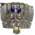 Metal Bohemian Crystal Ceiling Lamp, 1990s For Sale - Image 7 of 7