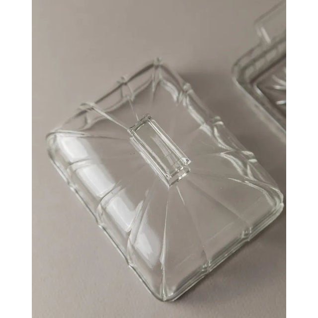 Vintage Butter Dish in Glass, 1940s For Sale - Image 6 of 10