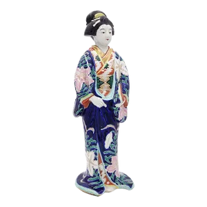Imari Japanese Figure of a Courtesan, Meiji Period Circa 1880