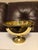 Hollywood Regency Vintage Hollywood Regency Polished Brass Pedestal Bowl With Rope & Tassel Detail For Sale - Image 3 of 6