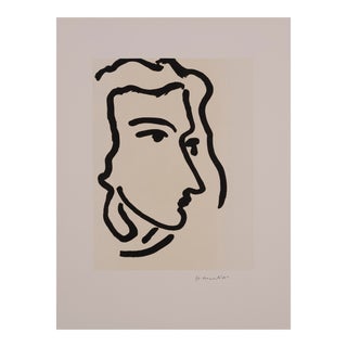 "Nadia Regardant a Droite", Reproduction Henri Matisse Lithograph For Sale