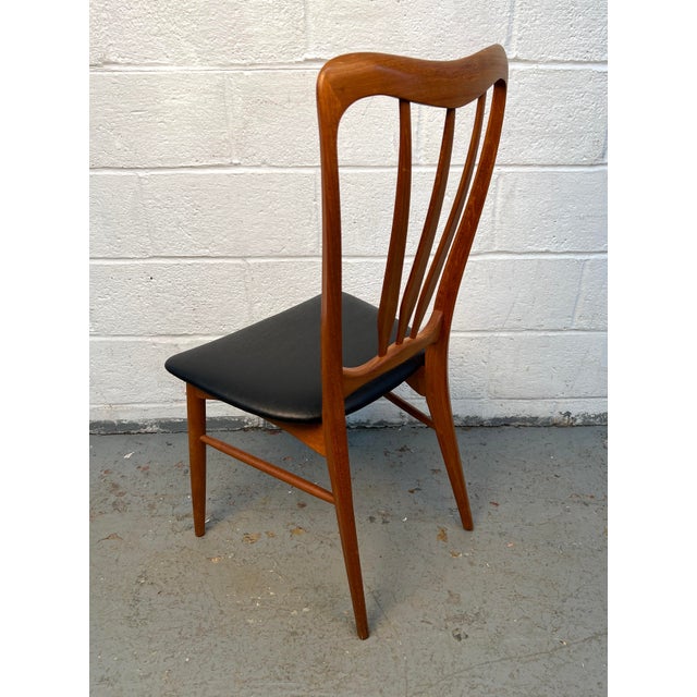 Set of Six "Ingrid" Danish Teak Dining Chairs by Niels Koefoed For Sale - Image 9 of 12
