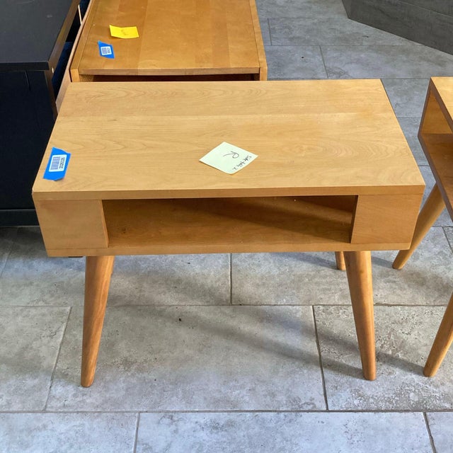 Conant Ball 1940s Leslie Diamond for Conant Ball Modernmates End Tables (Pair) For Sale - Image 4 of 6