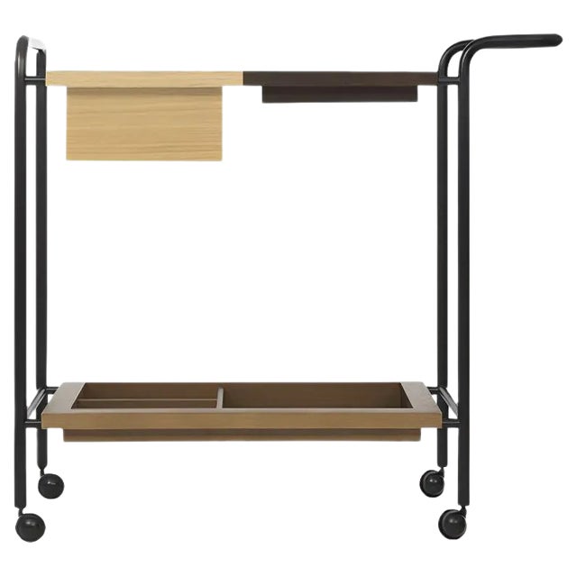 Richard Tea Trolley by Marqqa, Set of 4 For Sale