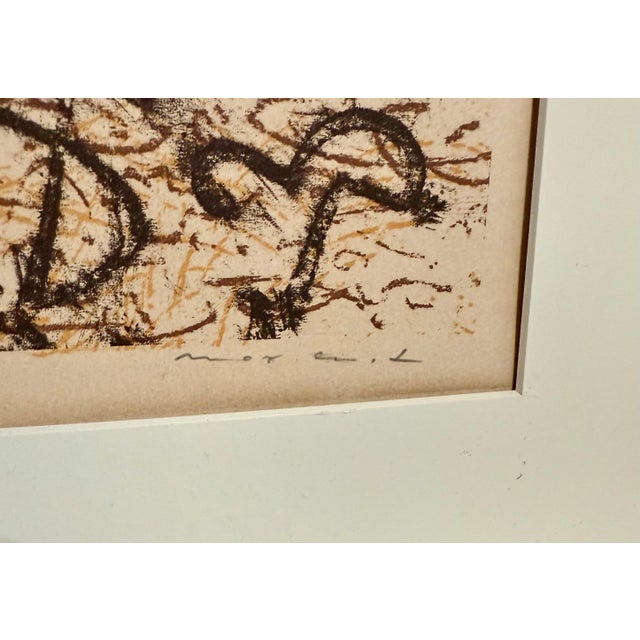 Printmaking Materials Max Ernst, Max Ernst Dada Surrealist Hand Signed Lithograph Poster for a Jewish Museum, 1966 For Sale - Image 7 of 17