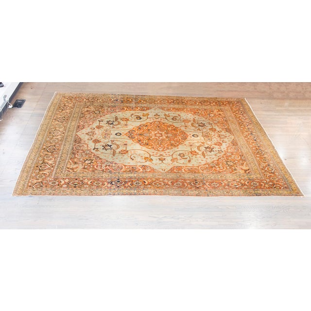 Early 20th Century Persian Hadji Jallili Tabriz Rug For Sale - Image 15 of 15