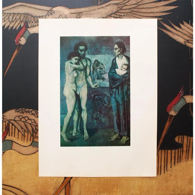 1950s 1950s Picasso, First Edition Blue Epoch Period Lithographs - a Pair For Sale - Image 5 of 13