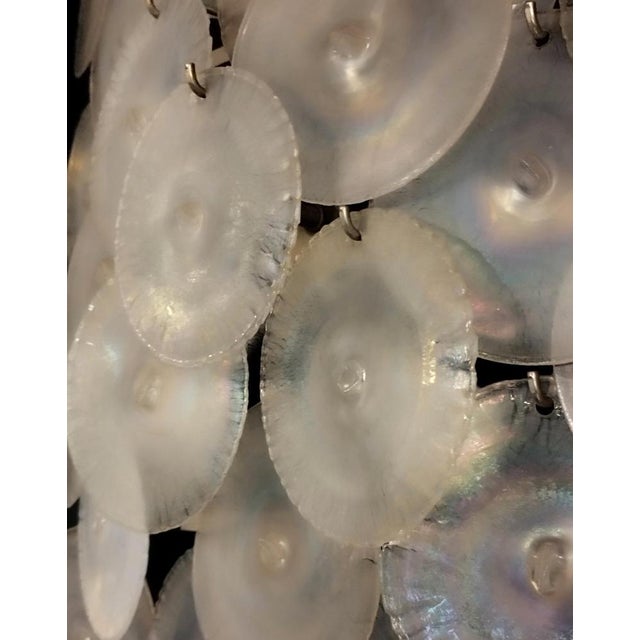 White Murano Glass Wall Lamp, Italy, 1960s For Sale - Image 8 of 9