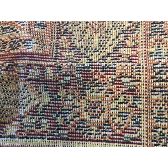 Silk Prayer Mat 2.17' X 3.83' For Sale - Image 9 of 12