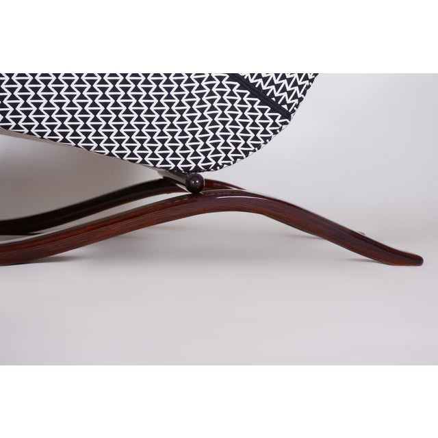 Art Deco Model H-269 Lounge Chair in Beech attributed to Jindřich Halabala for Up Závody, Former Czechoslovakia, 1930s For Sale - Image 9 of 18