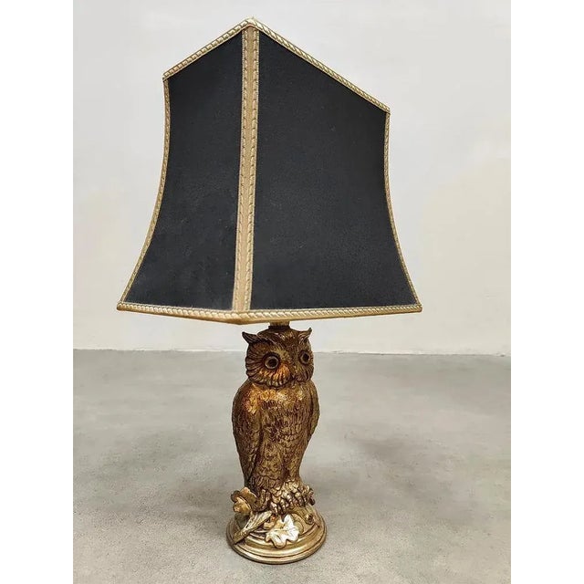 Unique vintage design owl table lamp by loevsky & loevsky! this american company was founded in 1937 in new jersey, usa....