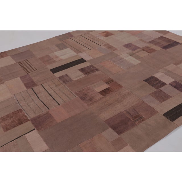 Handwoven in wool and cotton and originating circa 1950–1960, this 8x10 vintage Anatolian textile is a refined addition to...