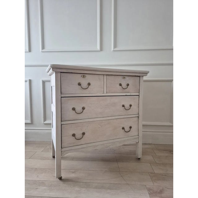 Some pieces do not let you rush them, and this one made that very clear. This is an antique chest of drawers in solid...