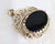 Vintage 9ct Yellow Gold, Tigers Eye, and Black Onyx Fob Pendant, London, 1970 For Sale - Image 6 of 11