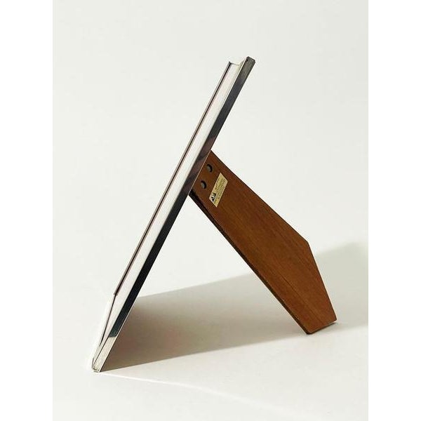 Metal Dutch Silver Photo Frame, 2002 For Sale - Image 7 of 10