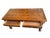 A beautifully crafted solid oak writing desk featuring an eye-catching parquetry top and traditional turned legs. The...