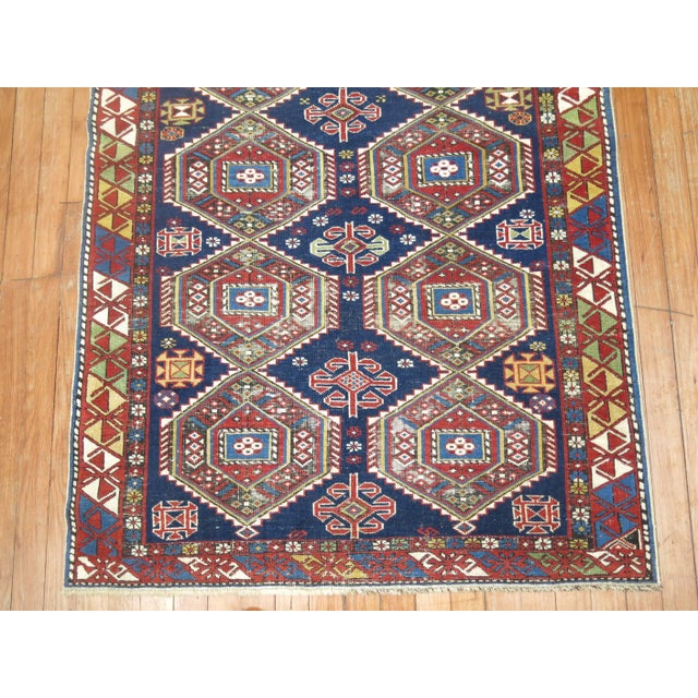 Late 20th Century Zabihi Collection Caucasian Antique Shirvan Rug - 3'4" x 5'2" For Sale - Image 5 of 6