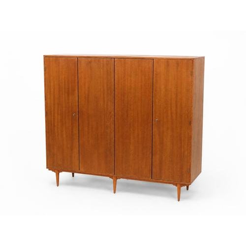 Vintage Four-Door Wardrobe, 1960s For Sale - Image 3 of 6