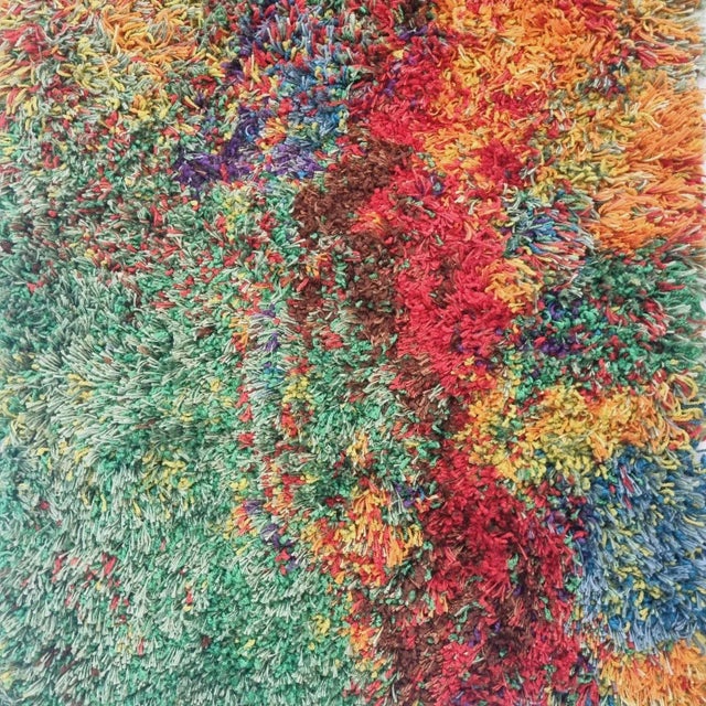 1970s Cotton Picasso Rug, 1970s For Sale - Image 5 of 7