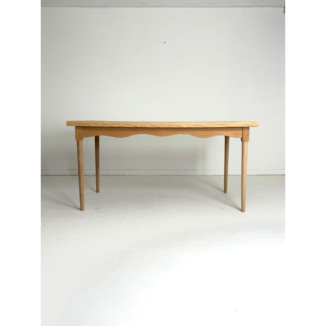 Brown Extendable Oak Table, 1960s For Sale - Image 8 of 10