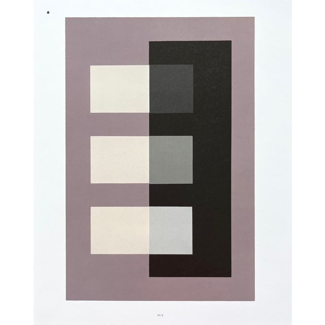 Artist: Josef Albers Country: Germany-USA Title: Plate XV-2 Paper Size: 13.50 x 10.50 inches on Munken Print Cream...