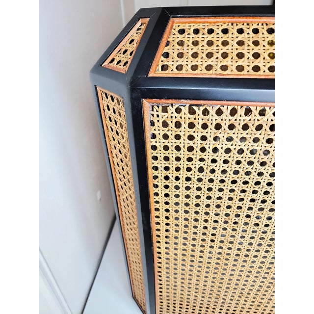 Hudson Valley 27" Georgia Rattan Pendant Lights in Old Bronze Finish – New in Box For Sale In New York - Image 6 of 10