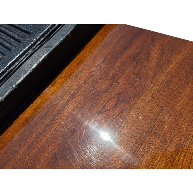 1980s Ethan Allen Canova Campaign Dresser Chest of Drawers Console Sideboard For Sale - Image 18 of 18