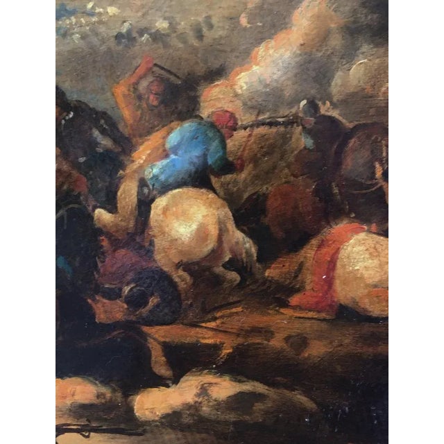 After Salvator Rosa, Cavalry Battle, 2006, Oil on Canvas, Framed For Sale - Image 4 of 8