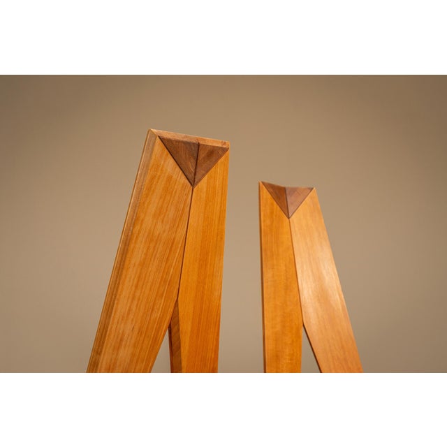 Wood Vintage Model FCH 1A Dining Chairs by Søren Nissen & Ebbe Gehl for Seltz, France, 1980s, Set of 4 For Sale - Image 7 of 14