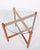 Wood Swedish Cherrywood Side Table with Round Glass Top, 1960s For Sale - Image 7 of 10