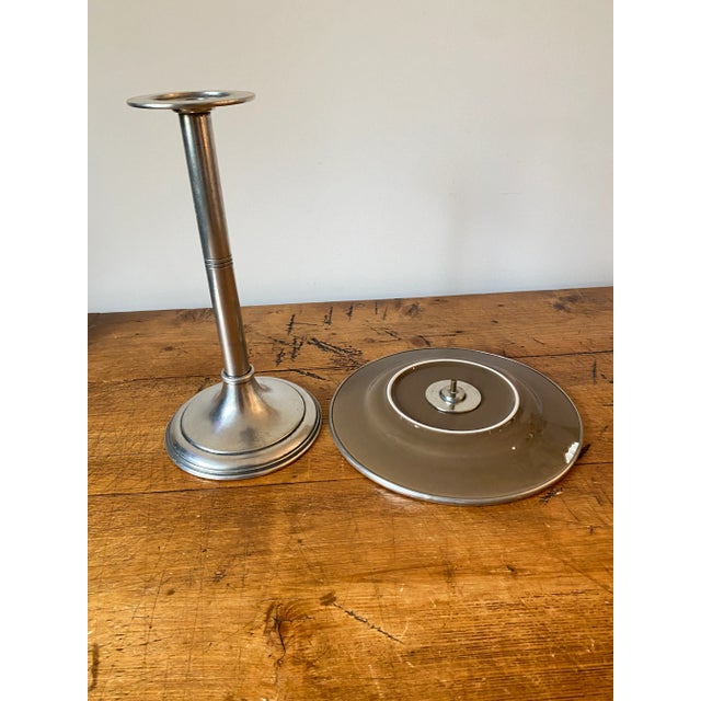 Late 20th Century Late 20th Century Arte Italic Pewter Pedestal Serving Plate For Sale - Image 5 of 12