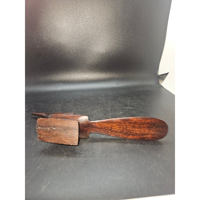 Vintage Wood Roadrunner Ironwood Bird Carving Modern Art, Southwest Desert Decor For Sale - Image 4 of 4