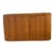 Mid-Century Modern Pencil Reed Rattan Oval Demilune Credenza For Sale