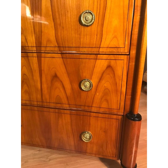 Antique Biedermeier Cherrywood Chest of Drawers, 1820 For Sale - Image 11 of 13