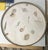 Pair Vintage ItalianVintage Marble “Scagliola” Circular Table Tops attributed to artist Emilio Martelli. They measure 19”...