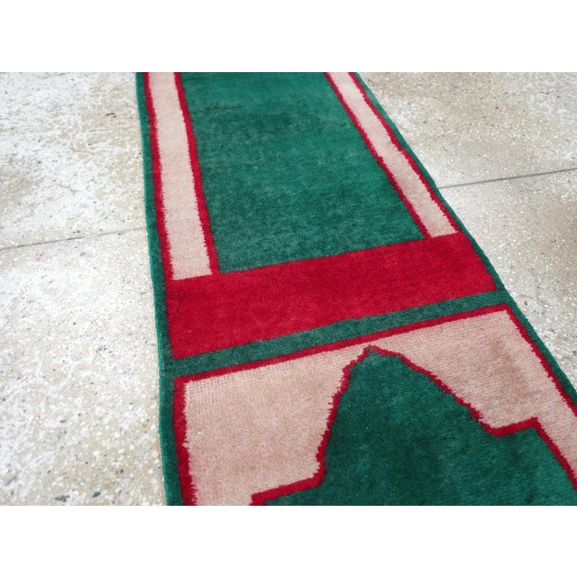 Textile Galerie Shabab Collection Mid-20th Century Turkish Anatolian Small Runners For Sale - Image 7 of 17