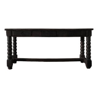 Console Table with Shou Sugi Ban Finish, 1960s For Sale