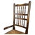 Antique Oak Spindle Back Rocking Chair with Rush Seat, 1900s For Sale - Image 4 of 11
