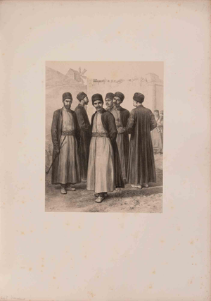 Auguste Raffet, Les Karamans, Lithograph, 1844