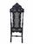 Wood Antique Victorian Carved Walnut Caned Throne Chairs by Michigan Chair Company – Set of 2 For Sale - Image 7 of 11