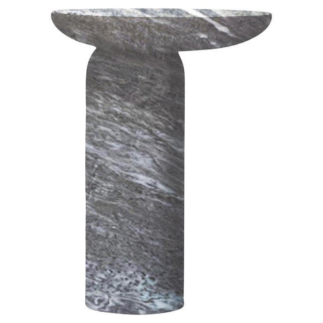 Marble Side Table Sculpted by Frederic Saulou For Sale - Image 16 of 16