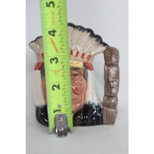 Royal Doulton D6614 North American Indian Character 1966 Jug Mug 4497b For Sale - Image 9 of 11