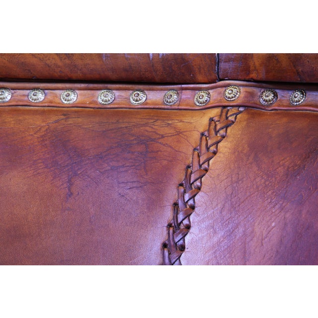Vintage Leather Club Chairs, 1920s, Set of 2 For Sale - Image 14 of 15