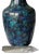 Republic Period Chinese Cloisonné Vase With Cobalt and Turquoise Floral Design (C. 1920–1940s) For Sale - Image 9 of 9