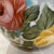 Vintage French Floral Glass Hurricane Table Lamp For Sale - Image 9 of 10