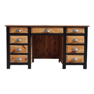 Vintage Desk in Pine, 1940s For Sale